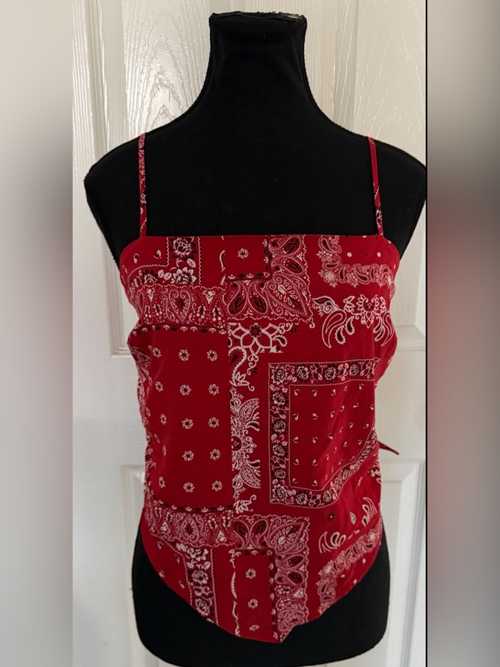 NWT Lucky Brand Heritage Patchwork Bandana Cami Size M